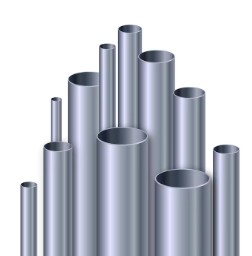 Tube inox décoratif