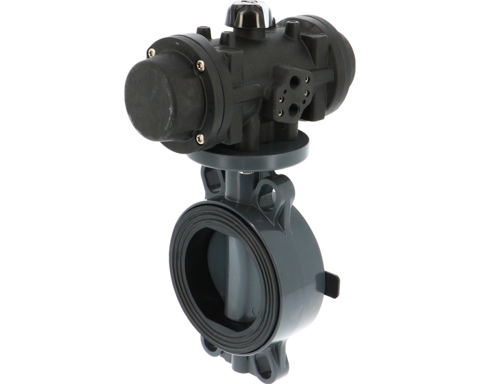 Vanne papillon pneumatique